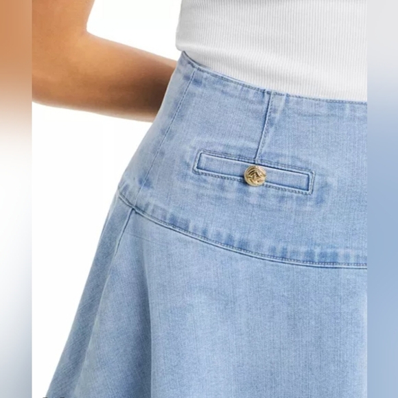 GENERATION LOVE Adella Denim Skirt. Size 32 (~US 12) NWT - Picture 8 of 12